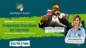 Diaspora.Black celebra oito anos com webinar gratuito sobre diversidade empresarial