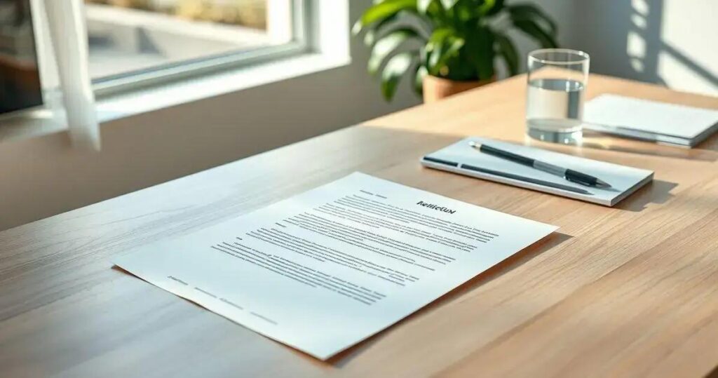 carta de apresentação