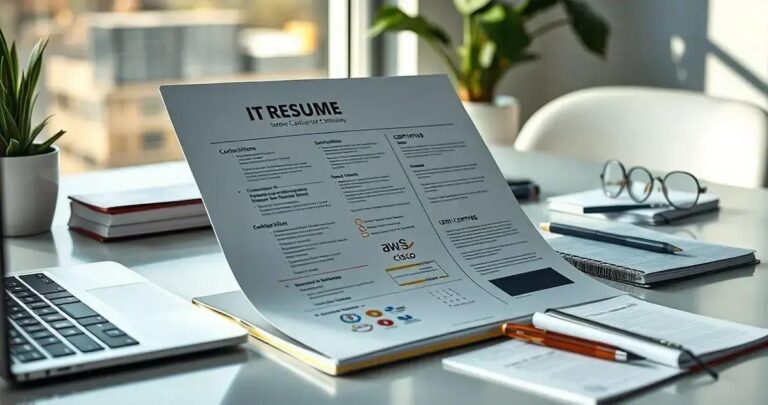 curriculo para area de TI