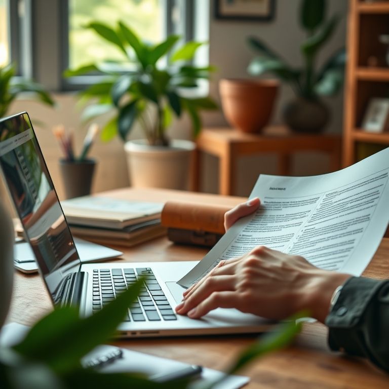 Ajustando as margens de um documento no computador, seguindo as normas ABNT.