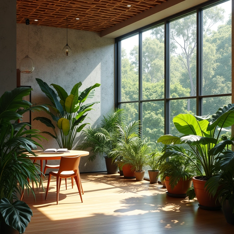 Equipe de arquitetos brasileiros usando software BIM em escritório iluminado.