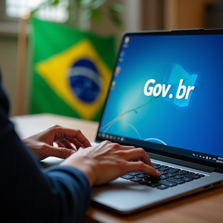 Acesso ao Portal Gov.br para consulta do seguro-desemprego.