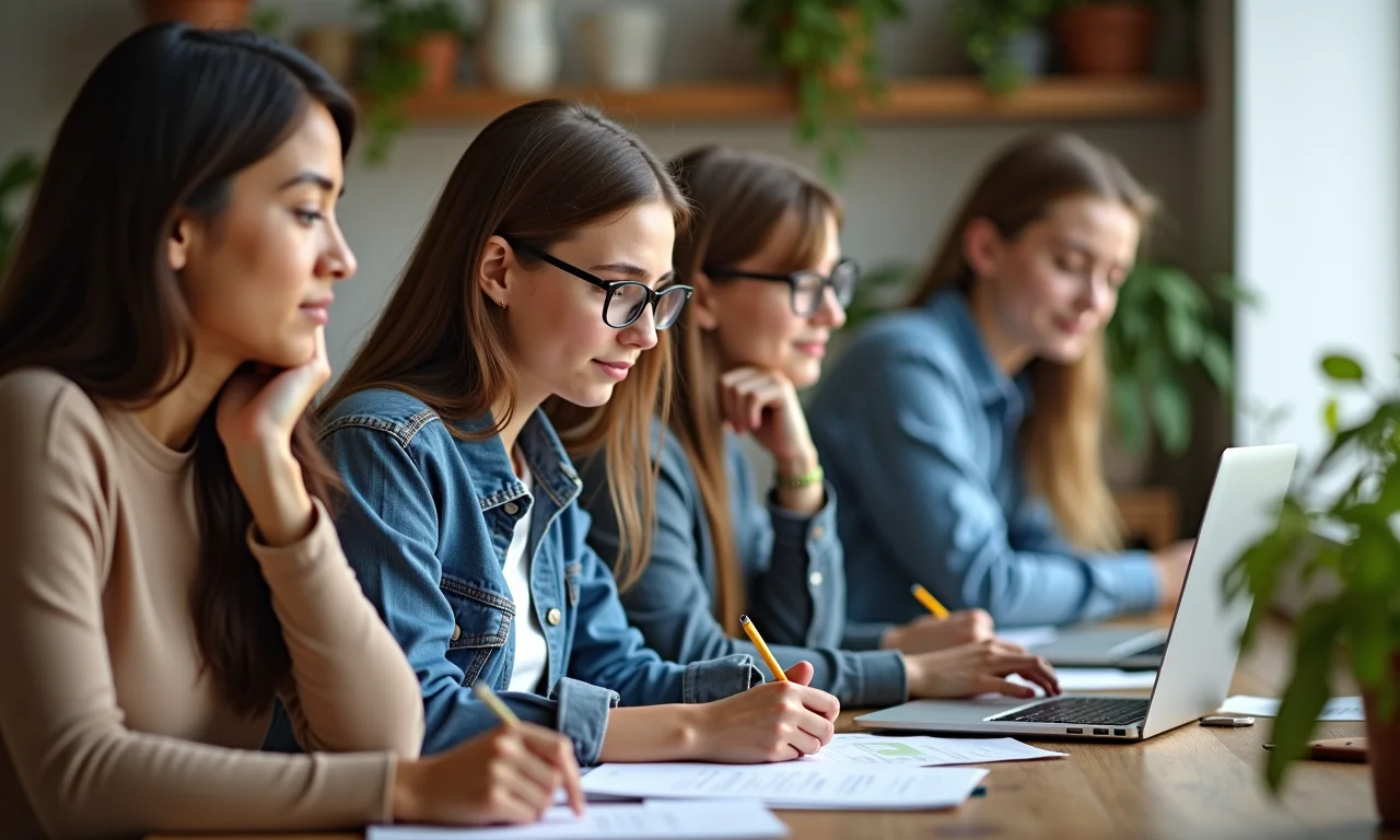Adultos em diversas profissões na educação especial.