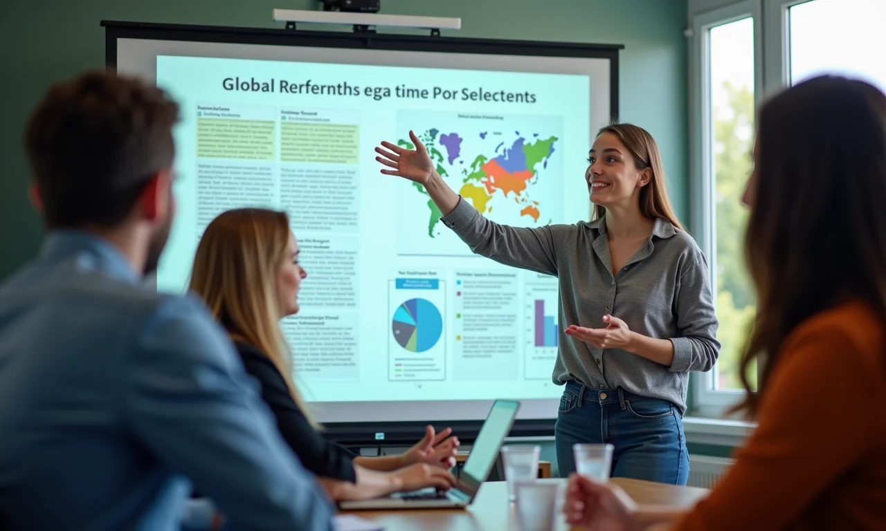 Apresentação apaixonada de projeto de pesquisa.