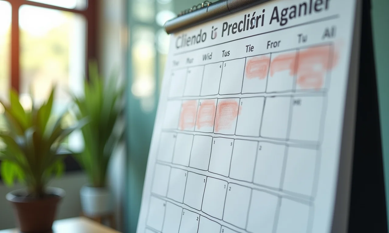 Calendário com prazos importantes para a demissão.