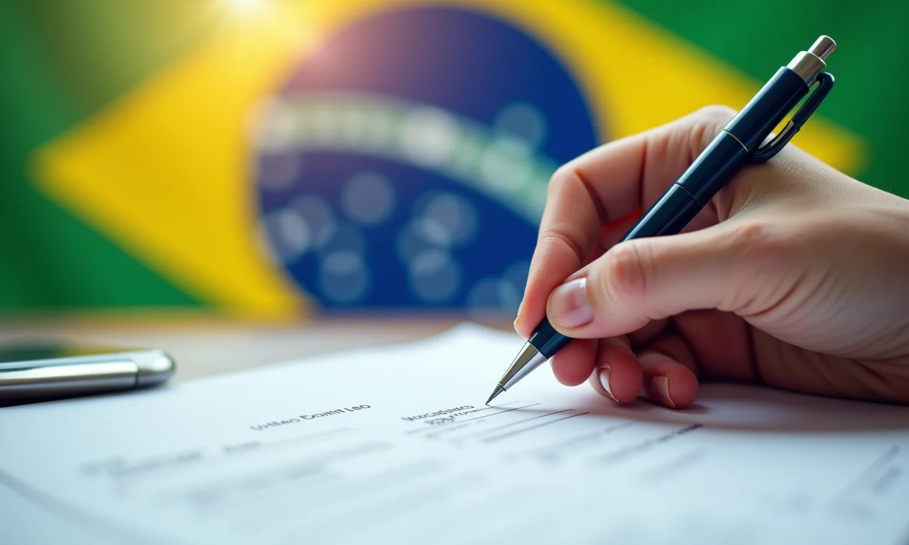 Candidato preenchendo formulário de inscrição online para o ENEM dos Concursos.