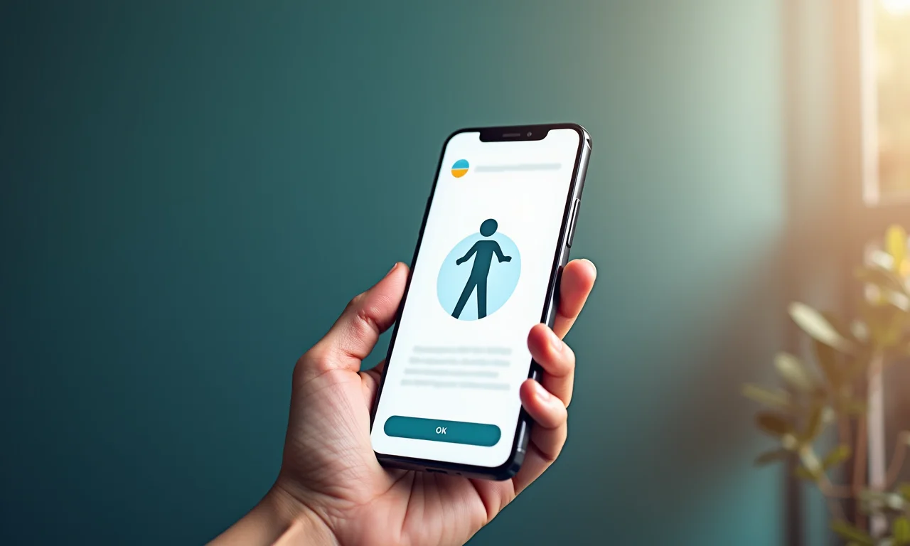 Design de interface mobile com foco em acessibilidade e usabilidade.