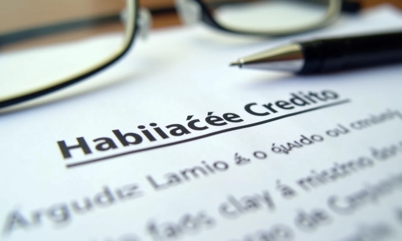 Documentos legais para habilitação de crédito trabalhista.