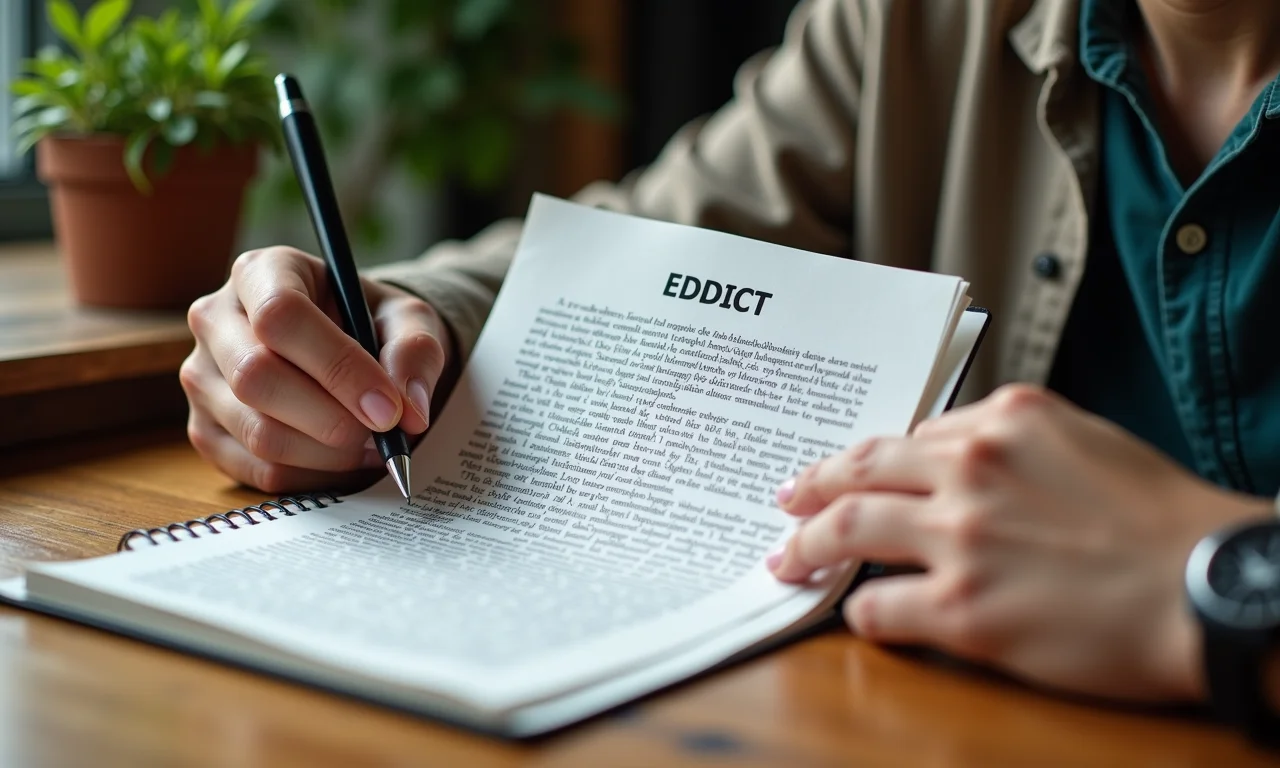 Estudante analisando o edital do SiSU com atenção.