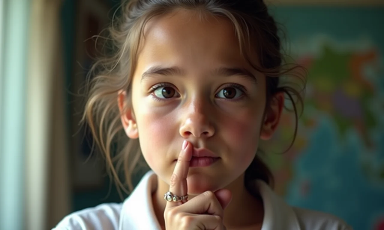 Estudante indeciso entre as opções 'Cancelar' e 'Trancar' a matrícula, com expressão pensativa.