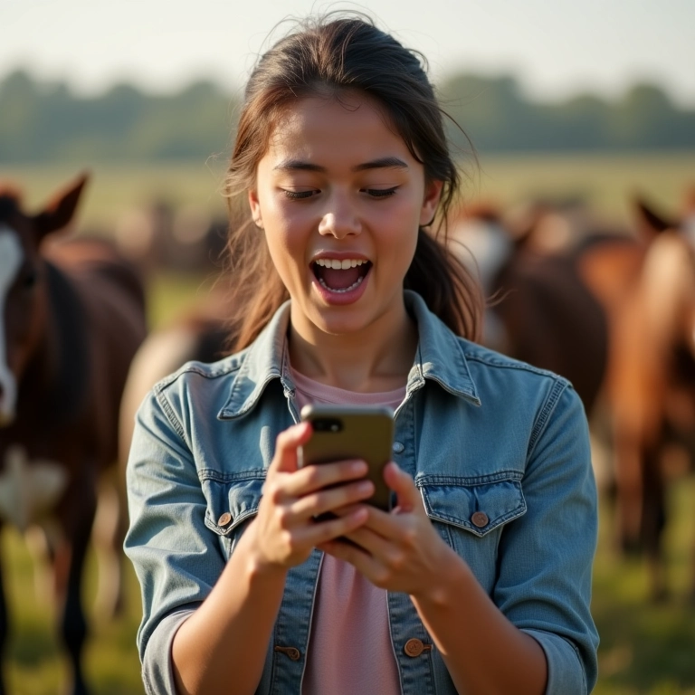 Estudante reage positivamente ao feedback imediato em app de quiz.