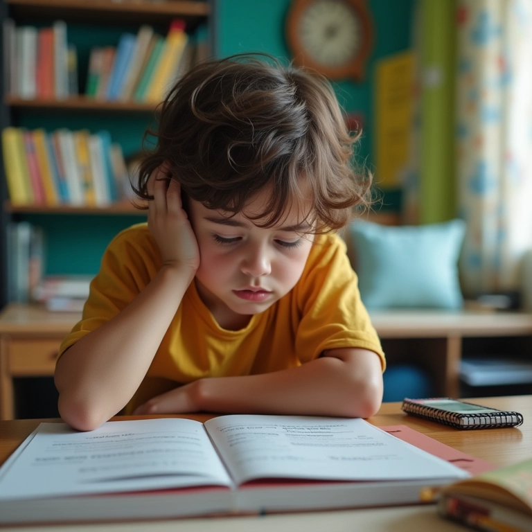 Jovem preocupado com o prazo do ENADE.