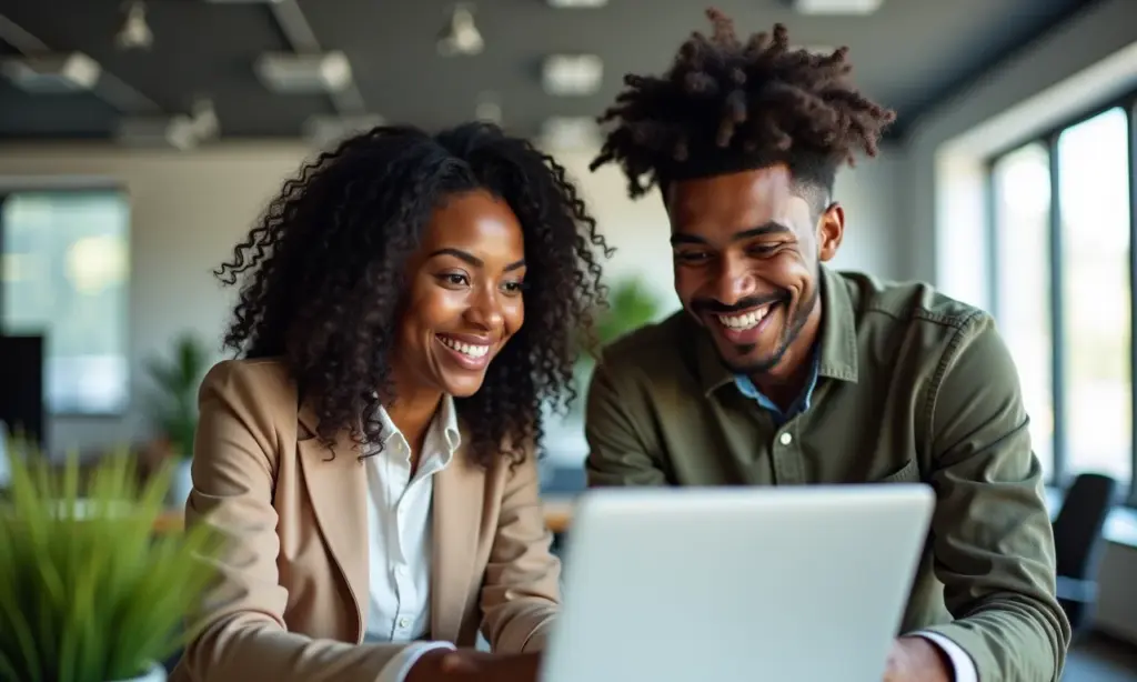 Diferença Entre Tecnologo e Curso Tecnico Qual Fazer Para Seus Objetivos Jovens profissionais discutindo opções de carreira e cursos tecnólogo e técnico.