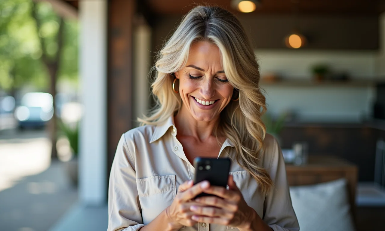 Mulher recebendo uma recomendação no Vagas.com.