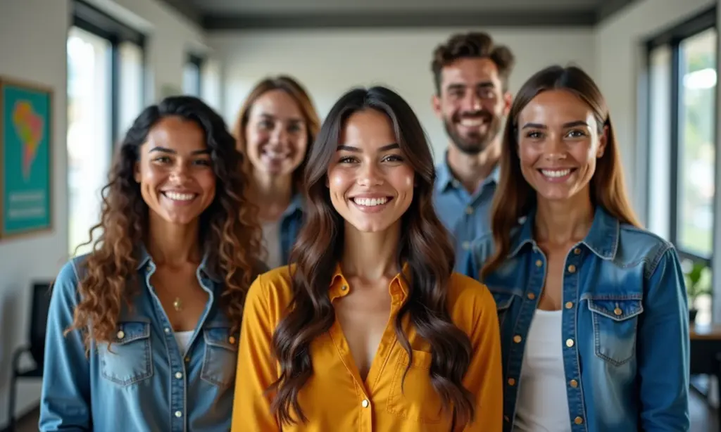 Cursos Profissionalizantes Qualificação Rápida Para o Mercado Profissionais diversos celebram conquistas após qualificação em cursos.