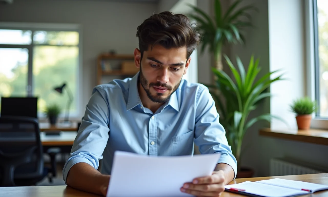 Profissional brasileiro analisando currículo com destaque para atividades extracurriculares.