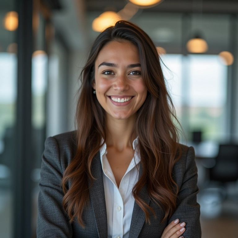 Profissional brasileiro mentorando estagiário em startup.