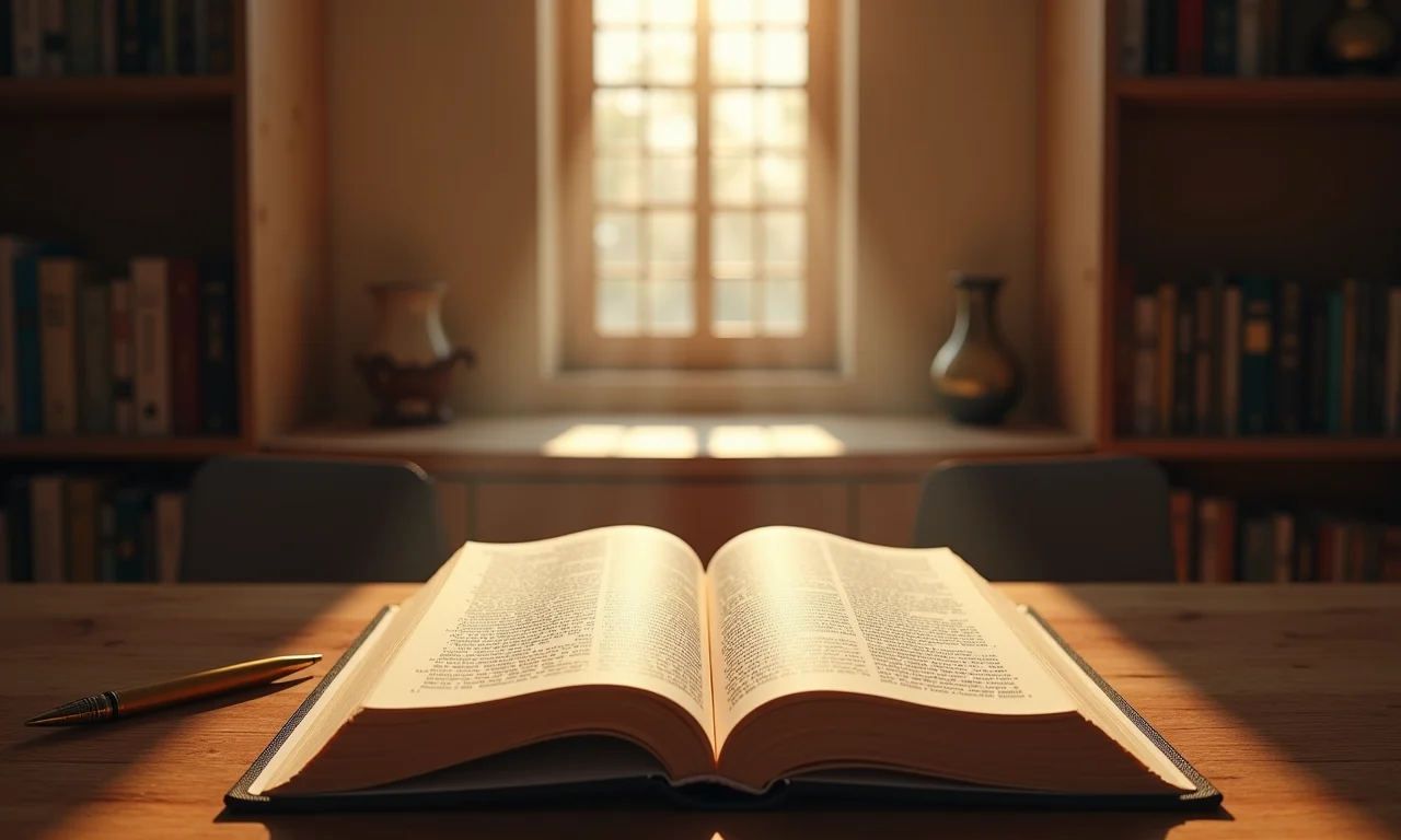 Teólogo analisando dados estatísticos sobre religião em um escritório moderno.