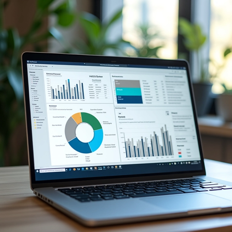 Testes A/B de anúncios online em interface vibrante.