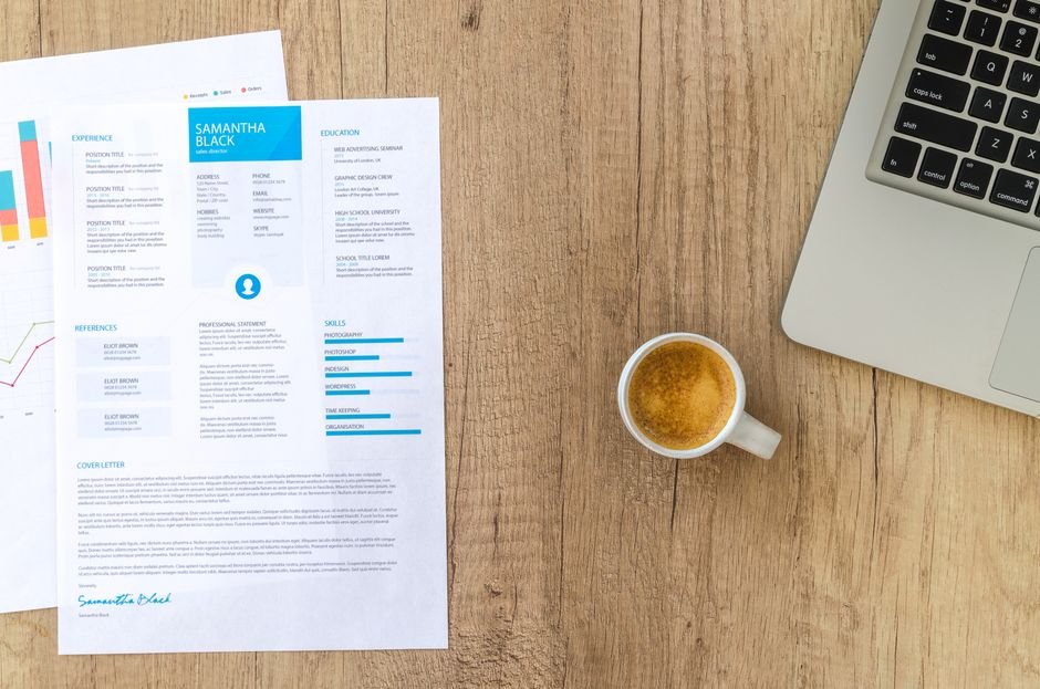 Reforço de currículo para o primeiro emprego